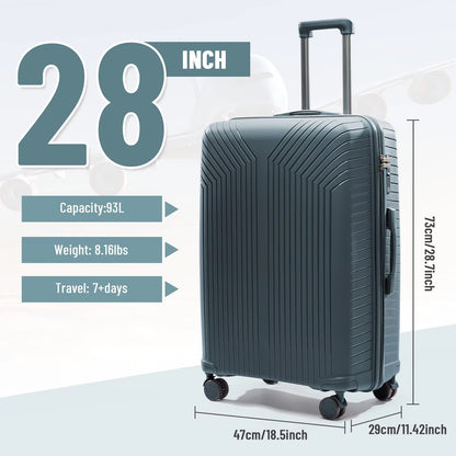 Travel Suitcase 2024 New Large Capacity Rolling Luggage Durable TSA Carry-On Cabin Suitcase 20/24/28 inch Trolley Case Luggage