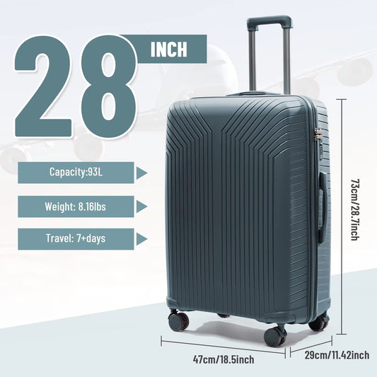 Travel Suitcase 2024 New Large Capacity Rolling Luggage Durable TSA Carry-On Cabin Suitcase 20/24/28 inch Trolley Case Luggage