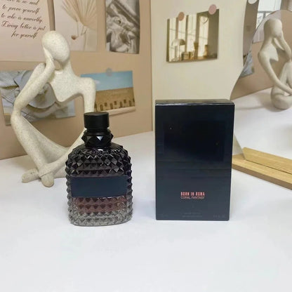 Perfume 100ML Charmoso Sexy Feminino Spray Corporal Perfumes Masculinos e Femininos Frangrância de Longa Duração de Alta Qualidade Born in Roma