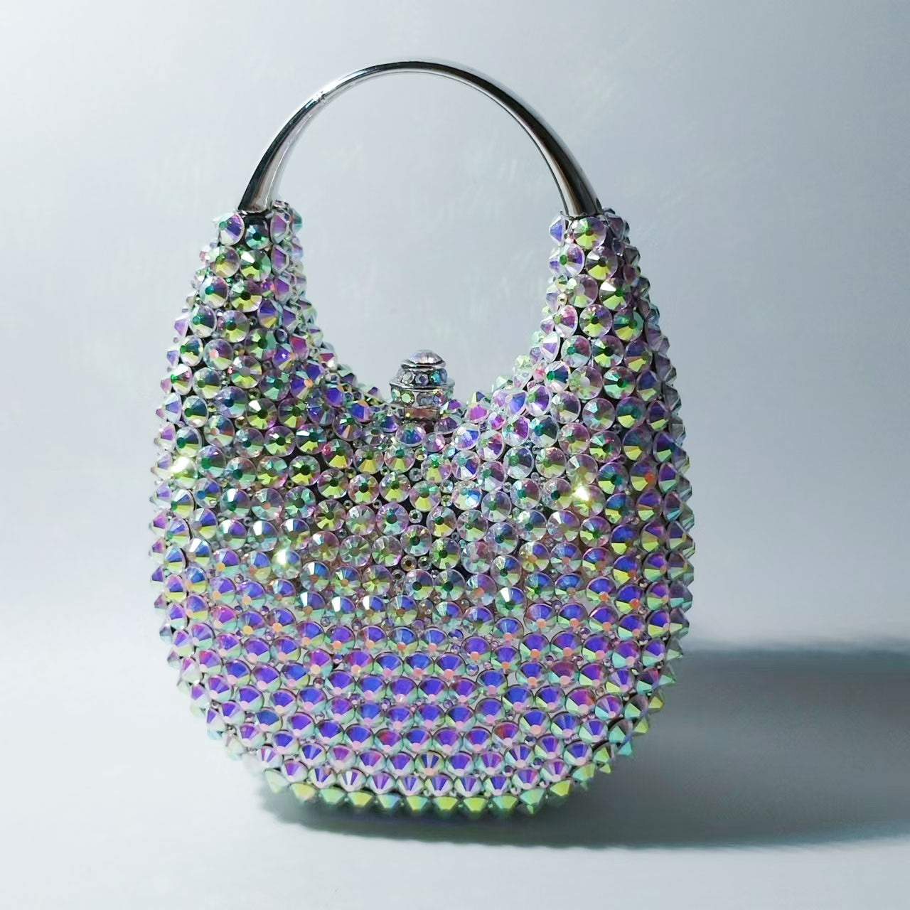 Lady Crystal Clutches Diamonds Chain Evening Bag Wedding Party Rhinestones Clutch Bag Purse Evening Bags Female Bridal Handbags