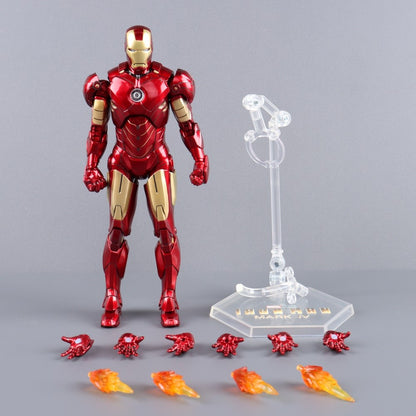 ZD Toys Homem de Ferro Série Articulado MK1 MK2 MK3 MK4 MK5 MK6 MK7 MK42 MK43 MK50 Boneco de Ação do Filme 7 Polegadas Bonecas Mark