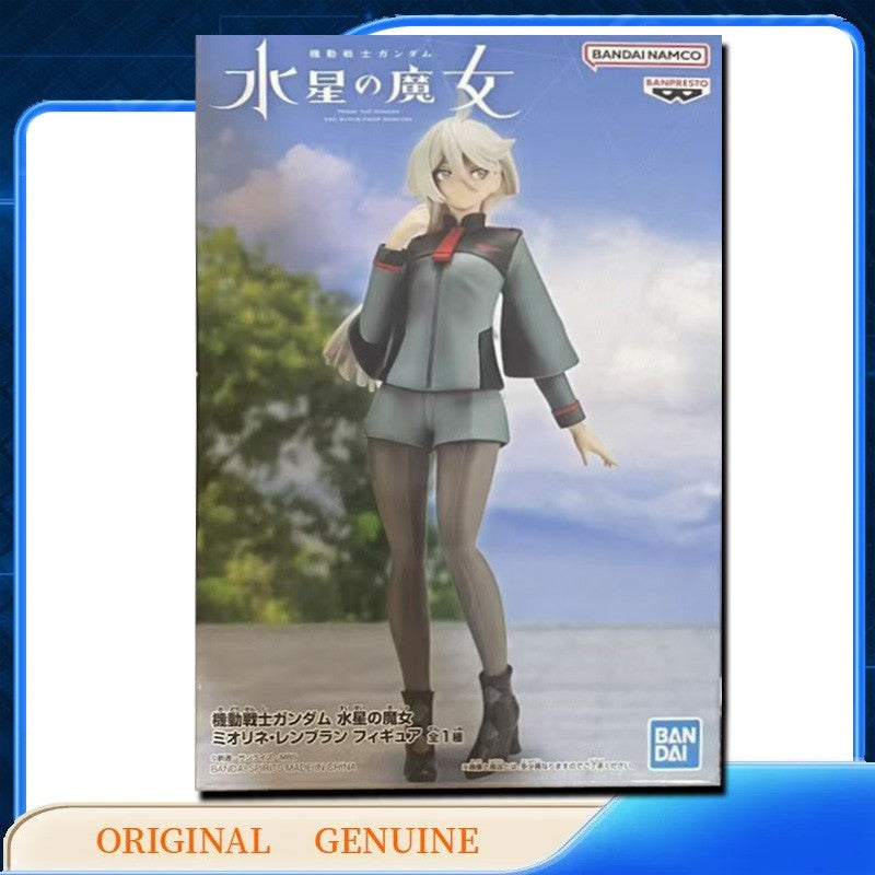 Bandai Original Genuíno BANPRESTO SULETTA CHUATURY NIKA MIORINE ELAN GUEL Qposket Bonecos de Ação de Anime Brinquedos de Presente Enfeites de Modelo