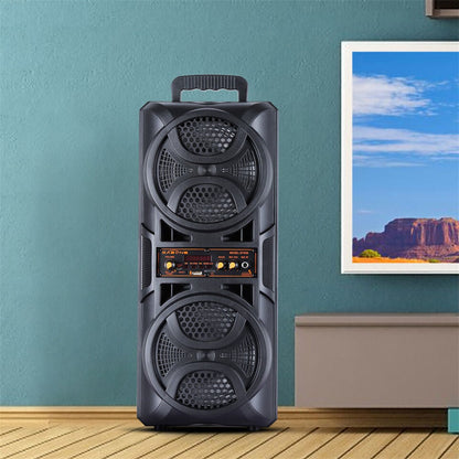 Alto-falante Bluetooth Portátil 3000W Subwoofer Graves Potentes Sistema de Som Festa DJ Karaokê Controle Remoto e Microfone