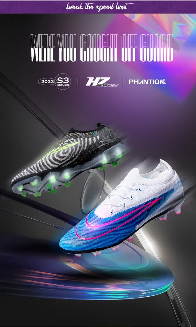 New Men Soccer Shoes Grass Professional Training Football Shoes Society Cleats Football Field Boots Fast Indoor Sneaker Non Slip