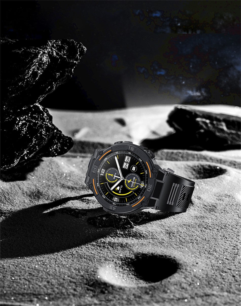Smartwatch Militar de Outdoor 2025 Novo GPS Display Ultra HD de 1.52" Chamada Bluetooth Frequência Cardíaca IP69K À Prova D'água AI Smartwatch Masculino