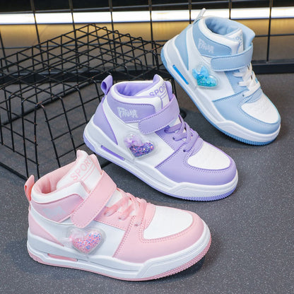 Unisex Kids' Casual Sports Flat Shoes Autumn Winter Fashion Smooth Bottom Boys' And Girls' Footwear for Indoor And Outdoor Use