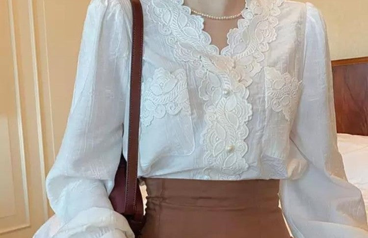 Autumn Outfit Set Women's 2023 New Court Sle Retro irt Versatile Mid-Length A-Line  Skirt for Pear aped Body