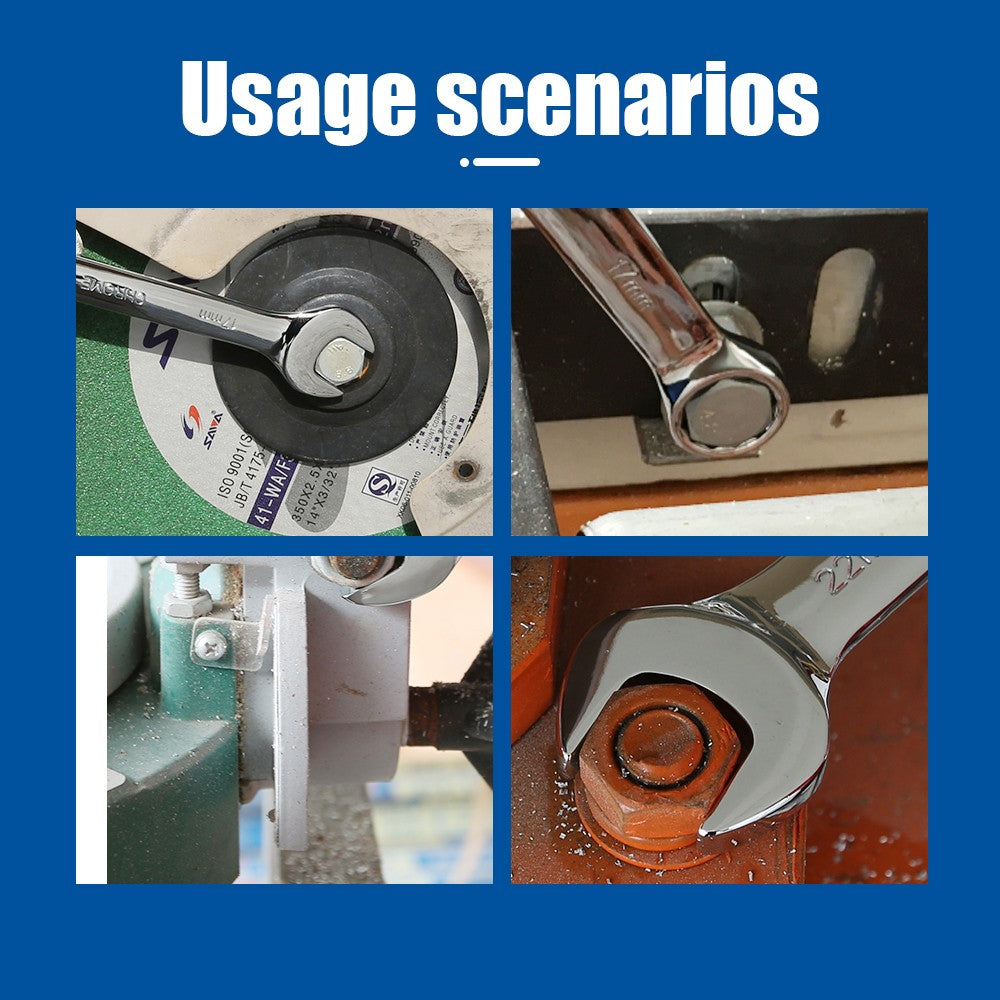 NINDEJIN 1 peça de chave de boca 5.5 6 7 8 9 10 11 12 13 14 15mm chave combinada sextavada para porcas sextavadas