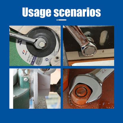 NINDEJIN 1 peça de chave de boca 5.5 6 7 8 9 10 11 12 13 14 15mm chave combinada sextavada para porcas sextavadas