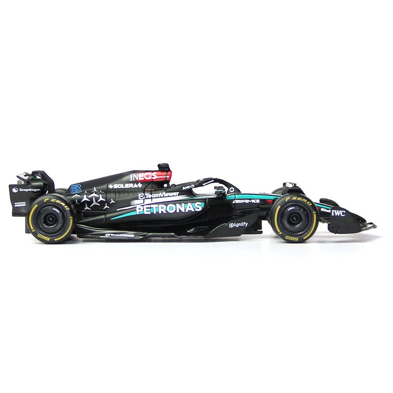 Bburago 1:43 Carro de Fórmula 1 McLaren Mercedes Ferrari SF25 Redbull Racing AlpineA525 Miniatura Colecionável de Metal Fundido Verstappen