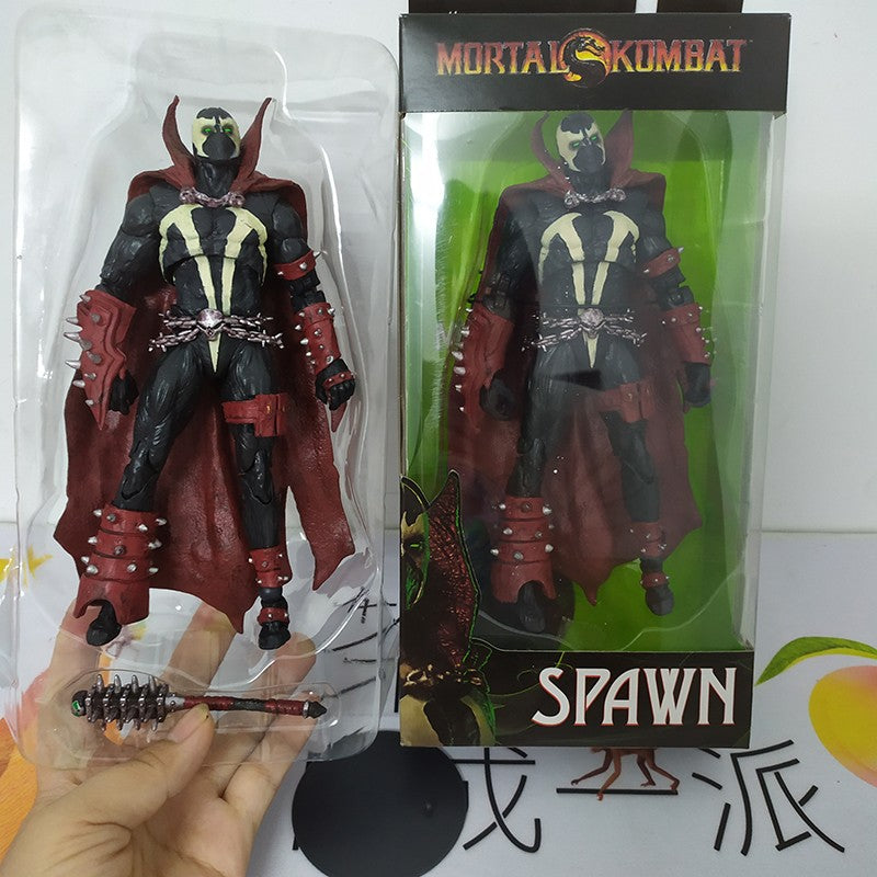 Boneco Spawn Mortal Kombat Action Figure MF Brinquedos Coleção Figurals Modelo Presente de Aniversário