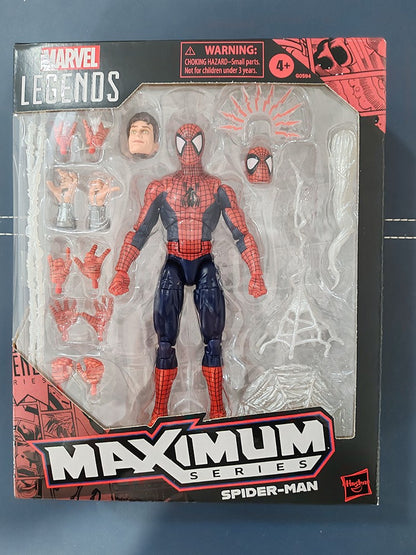 Marvel Legends Ultimate Maximum Series Spider - Man Action Figure 6 Inch High Quality Ko Collectible Model Doll Gifts In Stock