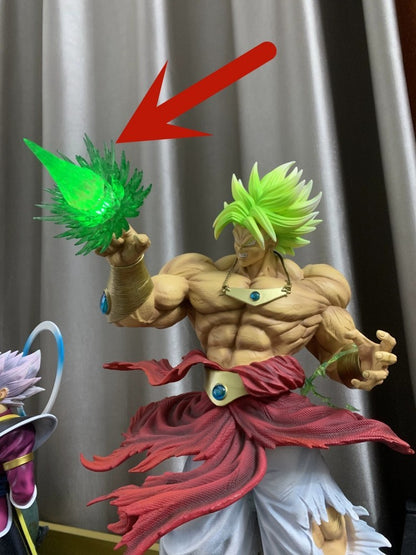 50CM Dragon Ball Breaking Circle Broly Figure Estátua JT Irmão Super Saiyajin GK Modelo de Estátua Ornamento Presente para Menino