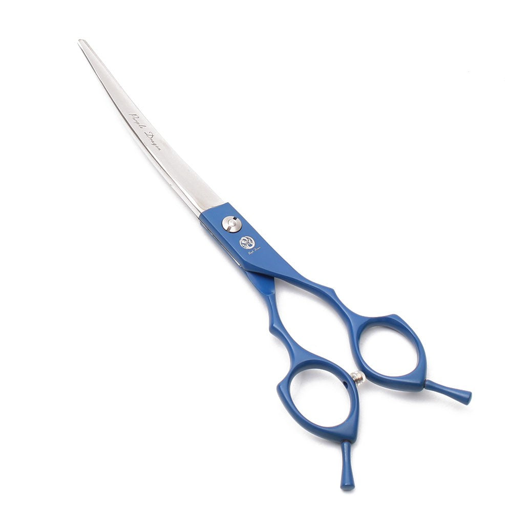 Purple Dragon 6.5" 7" Japão 440C Tesouras de Tosa para Cães Tesouras Retas Tesouras Desbastadoras Tesouras Curvas para Cima/Baixo Tesouras para Animais de Estimação Z4009