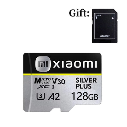 Cartão Micro TF SD Original Xiaomi 512GB Cartão de Memória Mini 2TB 1TB Cartão de Memória de Alta Velocidade 128GB Para Armazenamento de Arquivos em Câmeras de Celular