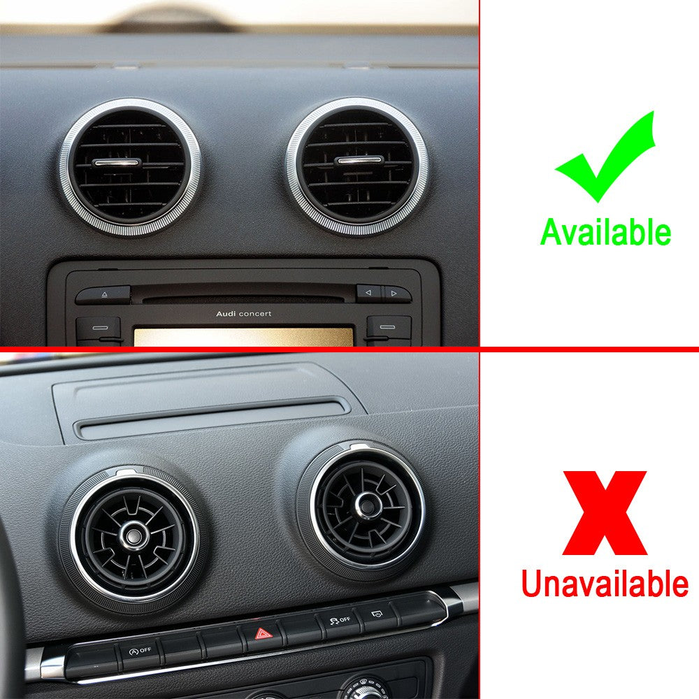 For Audi A3 S3 RS3 8P Sportback Car Phone Magnetic Holder Car Outlet Clip 360 Degree Adjust Mount Mobile Phone Stand GPS Bracket