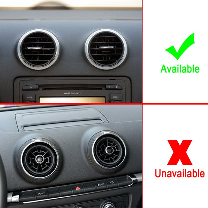 For Audi A3 S3 RS3 8P Sportback Car Phone Magnetic Holder Car Outlet Clip 360 Degree Adjust Mount Mobile Phone Stand GPS Bracket