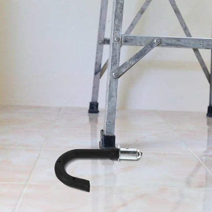 Escada Telescópica Beliche Gancho para Escada Escada Reta Suporte Borracha Antiderrapante Material de Alta Resistência Ganchos Ajustáveis