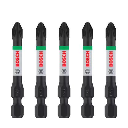 BOSCH Original PH/PZ 55MM Set Impact Type Bit S2 HSS Wear Resistance Carpentry Bit Screwdriver Power Tool Accessories