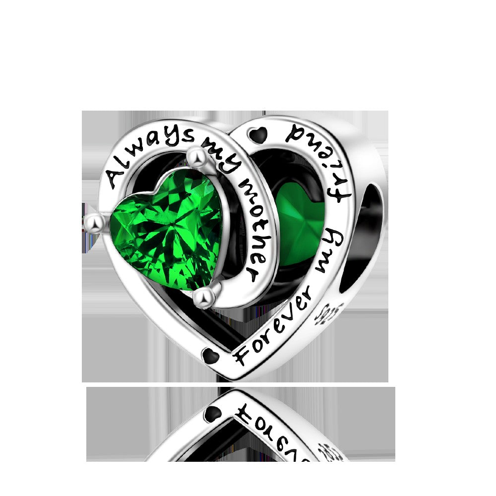 925 Sterling Silver Green Series Flower Tree Apple Pendant DIY Fine Beads Fit Original Charms Bracelet Women Jewelry Diy