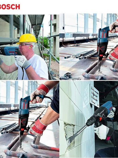 Bosch GBH2-28 D Professional Martelo Elétrico Potente Martelo Perfurador Elétrico, Martelo, Talhadeira e Punho Ajustável