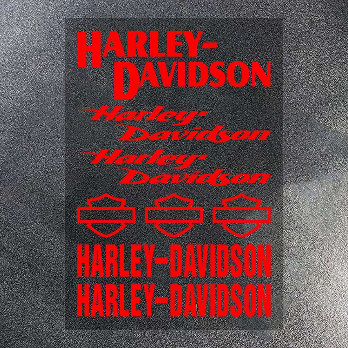 Para Harley Davidson Adesivo Logotipo Moto Tanque Capacete Bicicleta Decalque de Vinil Kit Para Electra Glide 1250S PA1250