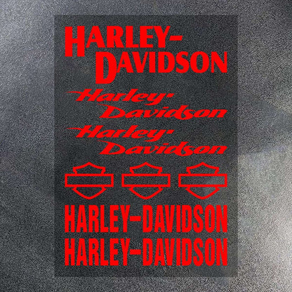 Para Harley Davidson Adesivo Logotipo Moto Tanque Capacete Bicicleta Decalque de Vinil Kit Para Electra Glide 1250S PA1250