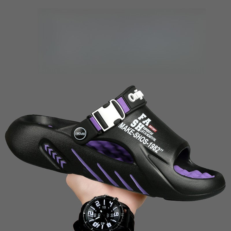 Flip Flops Male Massage Slippers Outdoor Sandals Beach Clogs Indoor Comfortable Soft Slides Men Casual Shoes Women Home Slippers