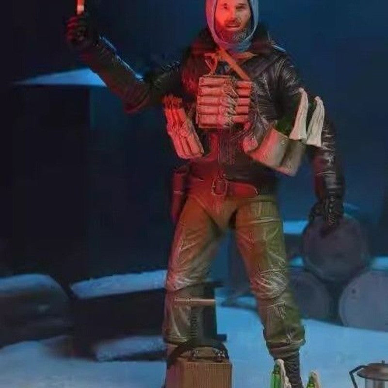 NECA 7 polegadas O Enigma de Outro Mundo Ultimate Macready (Último Confronto) Figura de Ação de PVC Modelo de Brinquedo Decoração Presentes