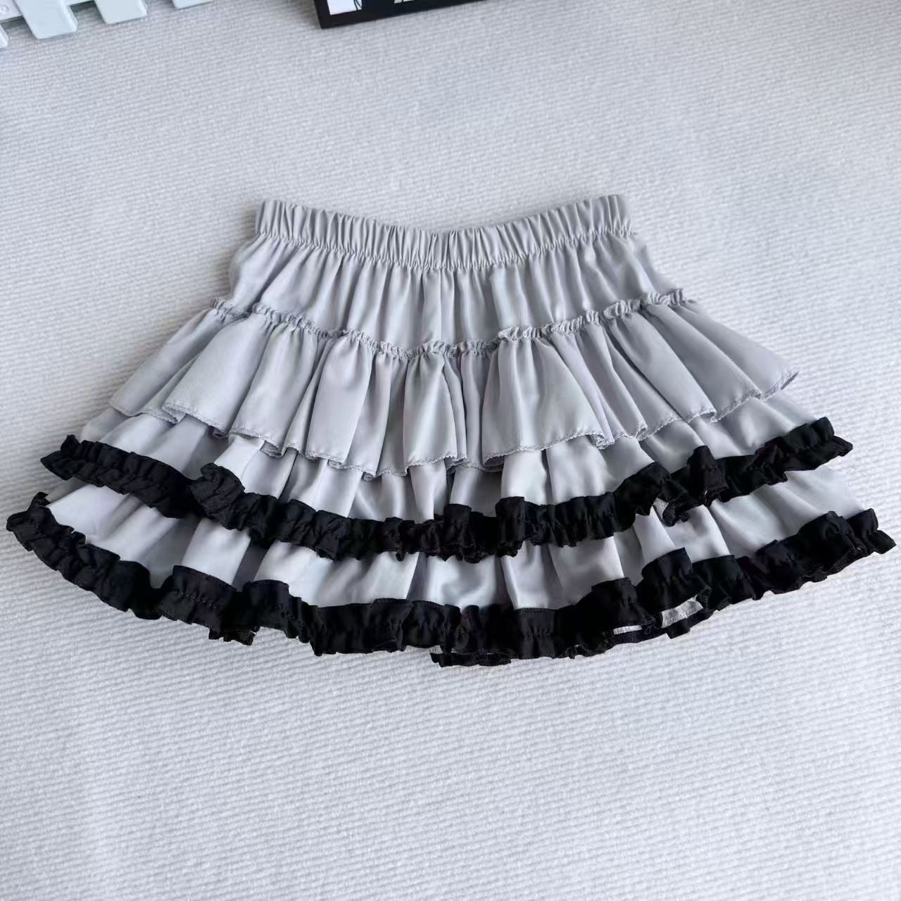 Purple Pumpkin Cake Skirt Women Y2k Short Fluffy White Lace Mini Skirts Girl's Sweet Lolita Pink A Line Pleated Skirts For Women