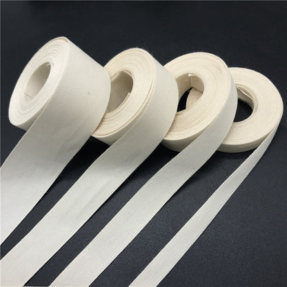 5 Yards/lot 3mm-50mm Cotton Ribbon Handmade For Wedding Christmas Decoration DIY Sewing Fabric