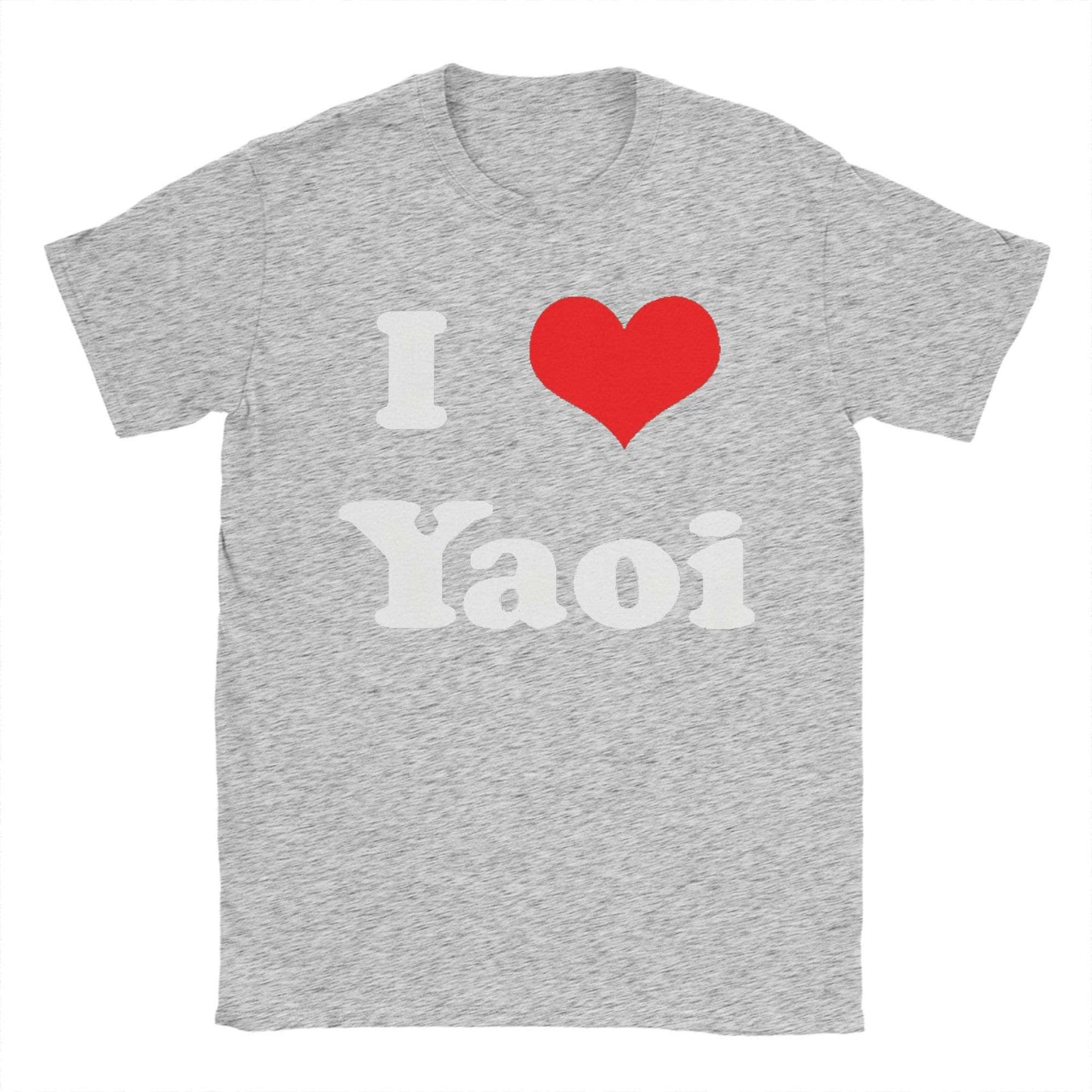 Funny I Love Yaoi T-Shirts Men O Neck Cotton T Shirt  Short Sleeve Tee Shirt Birthday Present Tops