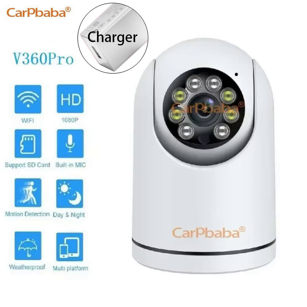 CARPBABA WIFI IP Camera 2MP YOOSEE ICSEE V380Pro YIIOT Surveillance Color Night Vision Security Protection Wireless Smart Home