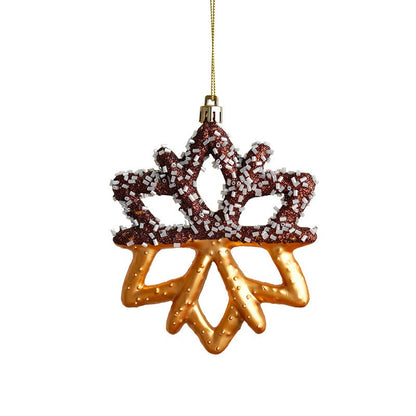 Christmas Atmosphere Balloon Dog Small Pendant Christmas Tree Snowflake House Pendant Small Ornament Wreath Accessory