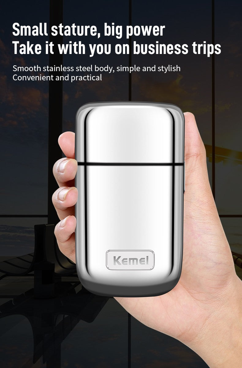 Kemei Tx1 Rechargeable Metal Housing Pro Electric Shaver For Men Hair Beard Electric Razor Bald Shaving Machine Finishing Fade