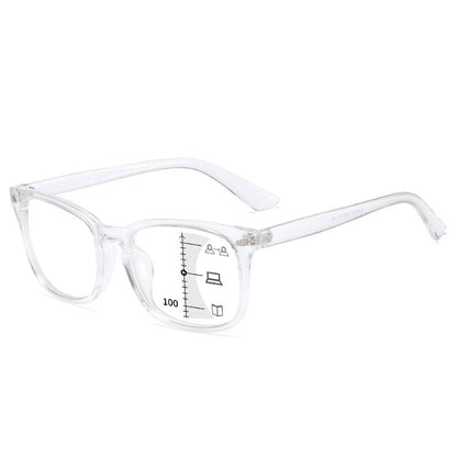 Óculos De Leitura Multifocal Quadrado CRIXALIS Óculos Masculino Fashion Com Dioptrias Antirreflexo Computador Feminino UV400