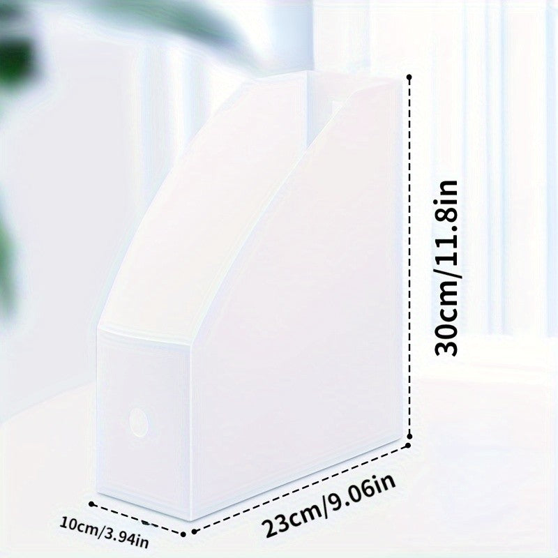 Minimalist Desktop File Organizer - Foldable & Lightweight, PP Material, Perfect for Office and Student Use