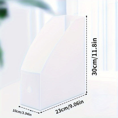 Minimalist Desktop File Organizer - Foldable & Lightweight, PP Material, Perfect for Office and Student Use