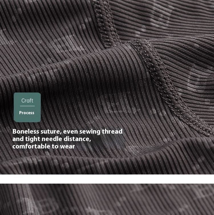 Summer Men's Pajamas Homewear Set Printed Ice Silk T-Shirt Short-Sleeved Modal Casual Pajamas Men's Pajama Trousers Thin Suit
