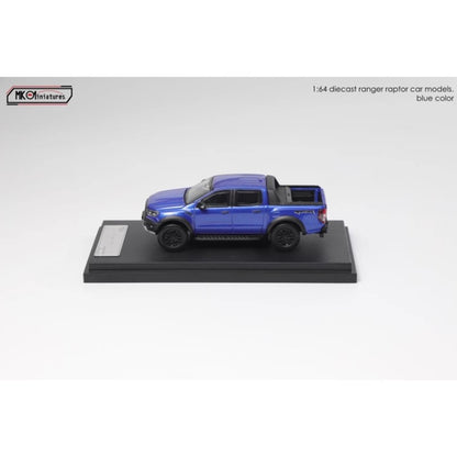 MK Miniaturas Liga Fundida 1/64 Ford Ranger Raptor Modelo de Carro Decoração Estática Brinquedos Colecionáveis de Presente