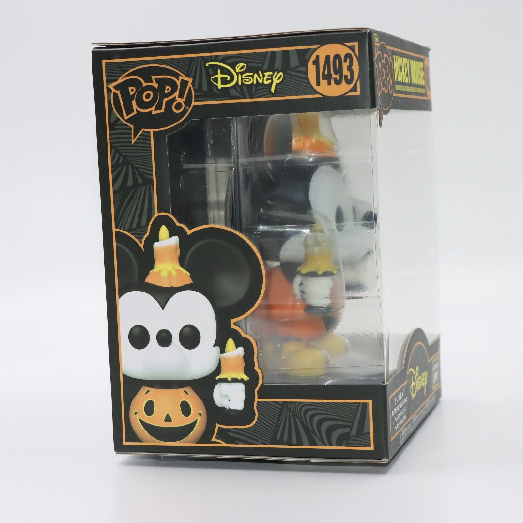 Boneco Funko Pop Disney Halloween Mickey Mouse Brilha no Escuro, Modelo de Coleção de Vinil, Brinquedo de Decoração de Mesa, Presente