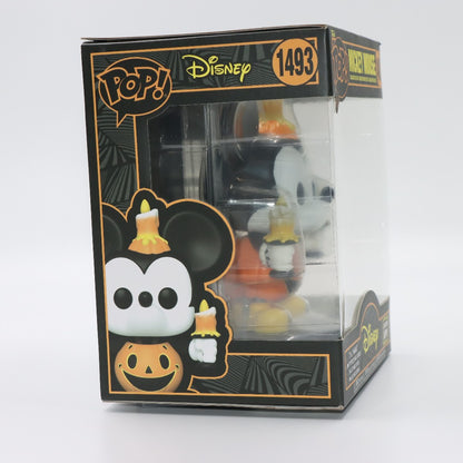 Boneco Funko Pop Disney Halloween Mickey Mouse Brilha no Escuro, Modelo de Coleção de Vinil, Brinquedo de Decoração de Mesa, Presente