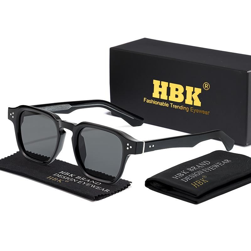 Óculos de Sol Punk HBK Fashion para homens Óculos de Sol Quadrados Clássicos Esportes ao Ar Livre Festa Férias Viagem Condução Pesca Óculos