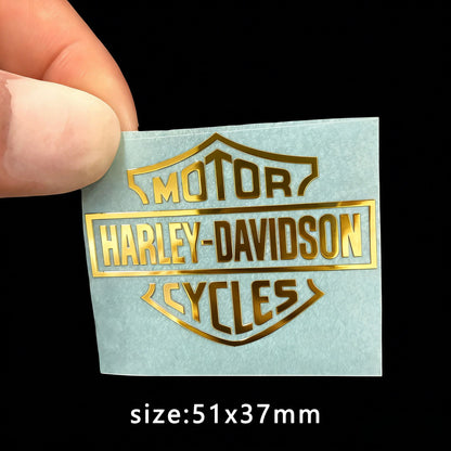 Adesivo de metal Harley Davidson Logo Tanque de Motocicleta Capacete Emblema Decalque
