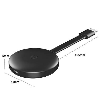 Adaptador de Tela sem Fio G12 4K HDMI WiFi de Banda Dupla Dongle de TV com Tela sem Fio