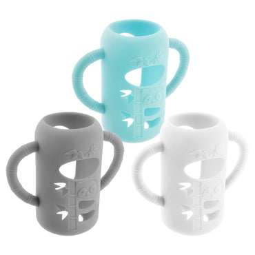 3Pcs Silicone Bottle Sleeves for Dr. Brown's Glass Baby Bottles Food-Grade Silicone Bottle Sleeves Insulated Baby Bottle Cover