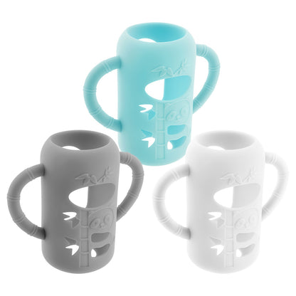 3Pcs Silicone Bottle Sleeves for Dr. Brown's Glass Baby Bottles Food-Grade Silicone Bottle Sleeves Insulated Baby Bottle Cover