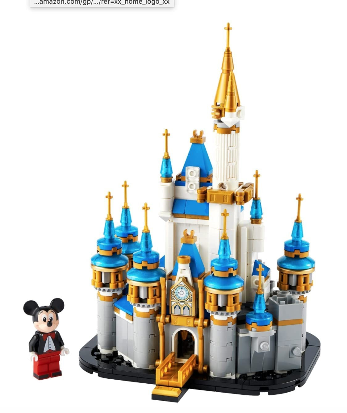 LEGO Castelo Mini Disney 50 Anos de Aniversário para Crianças a partir de 12 anos Presente de Aniversário Natal 40478 567 peças