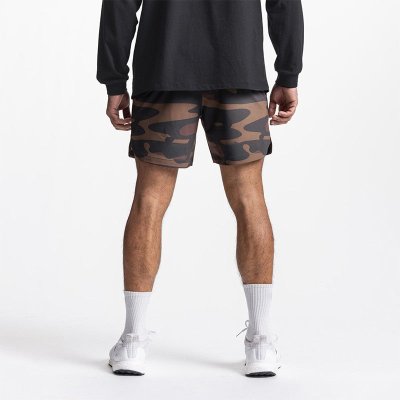 Summer New Gym Jogging Exercise Shorts Men's Sports Fitness Quick-drying Multiple pockets Running Shorts Men Casual Shorts