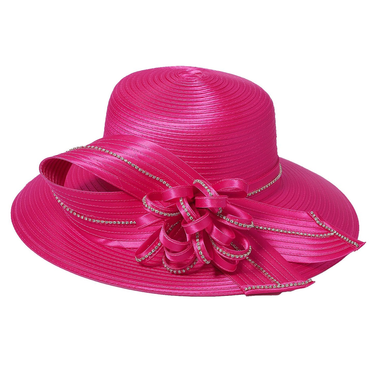 Chapéu Fedora Feminino Elegante Preto Vestido Formal Senhora Igreja Coquetel Chá Festa Chapéus Derby para Mulheres Laço Flor Aba Larga Chapéus Cloche